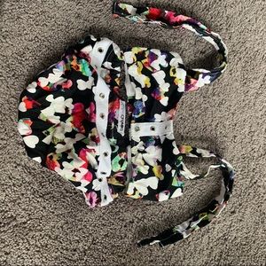 Handmade 2t bikini Etsy small shop floral tie swim